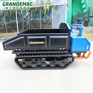 Elektrisk fjernstyret 500 kg larvetransportrobotdumper til frugtplantager