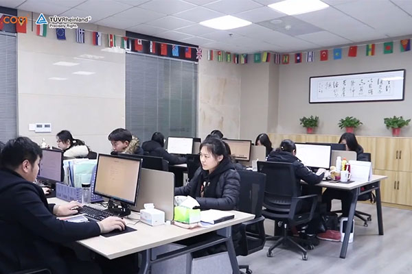 Area di lavoro del team di vendita professionale